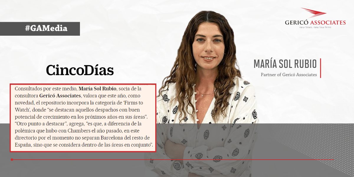 The results of The Legal 500 EMEA 2024: Analysis by María Sol Rubio 1 The results of The Legal 500 EMEA 2024: Analysis by María Sol Rubio 1